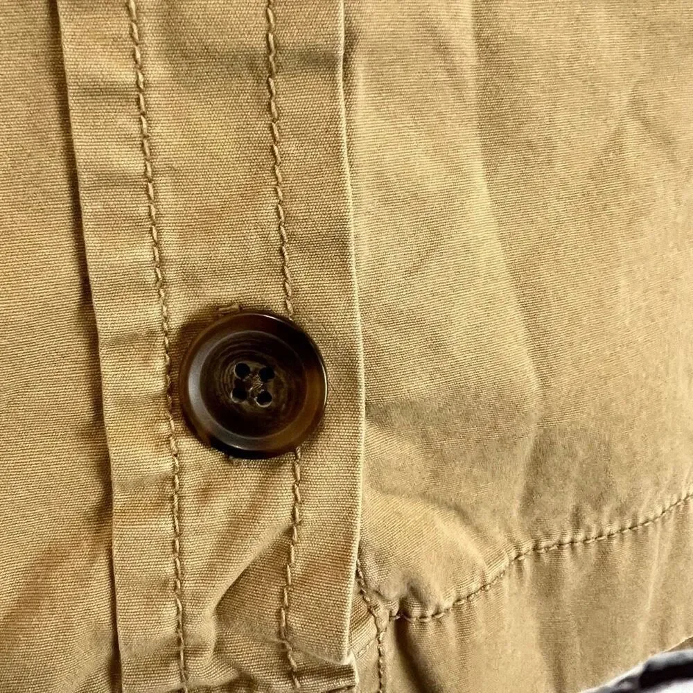 J.CREW Women's Size 4 Beige A-Line Button-Down Skirt Casual - Picture 3 of 6